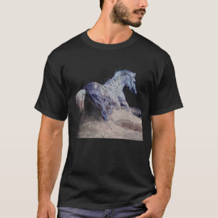 T-shirt Cheval en action