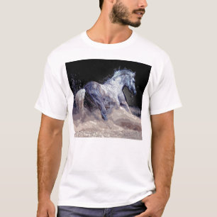 T-shirt Cheval en action