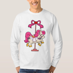 T-shirt Cheval en cheval de carrousel.PNG