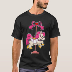 T-shirt Cheval en cheval de carrousel.PNG