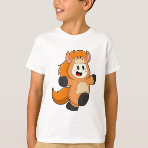 T-shirt Cheval en costume