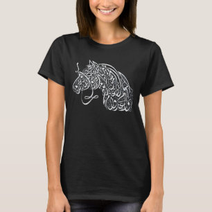 T-shirt Cheval En Lettres Arabes