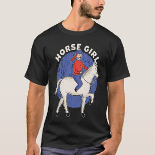 T-shirt Cheval Equestre Fille Cheval Cheval Equestre Fanat