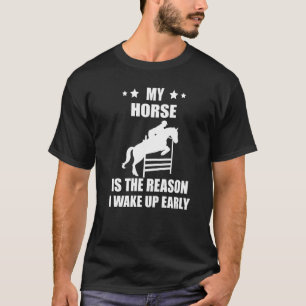 T-shirt Cheval équestre La Raison Spectacle Sauter Cheval