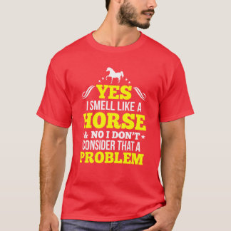 T-shirt Cheval équitation Cheval dire fille