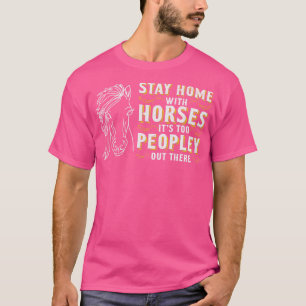 T-shirt Cheval équitation Chevaux équestres Lover Pony Des