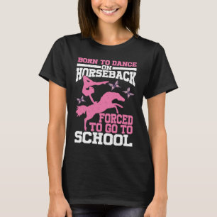 T-shirt Cheval Équitation Danse Sur Horseback Cheval Vauls