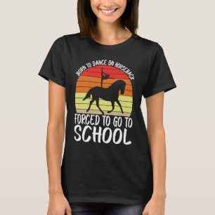 T-shirt Cheval Équitation Danse Sur Horseback Horse Vaulse