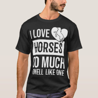 T-shirt Cheval équitation équitation