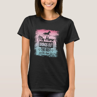 T-shirt Cheval équitation filles femmes équestre cheval 11
