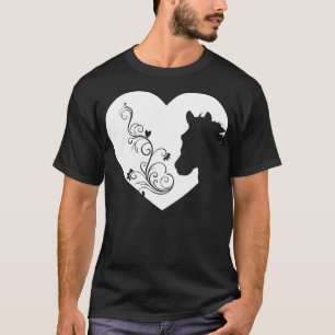 T-shirt Cheval équitation Heart Horses Riding School