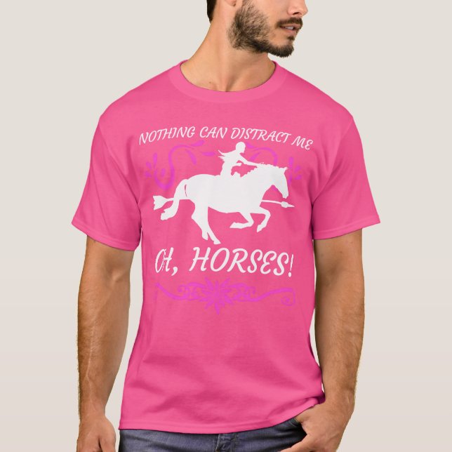 T-shirt Cheval Équitation Rider drôle (Devant)