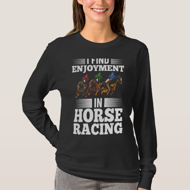 T-shirt Cheval équitation tenue cheval course hippodrome h (Devant)