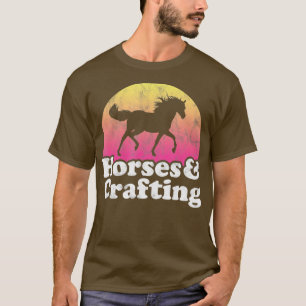 T-shirt Cheval et artisanat Femmes ou filles Chevaux Artis