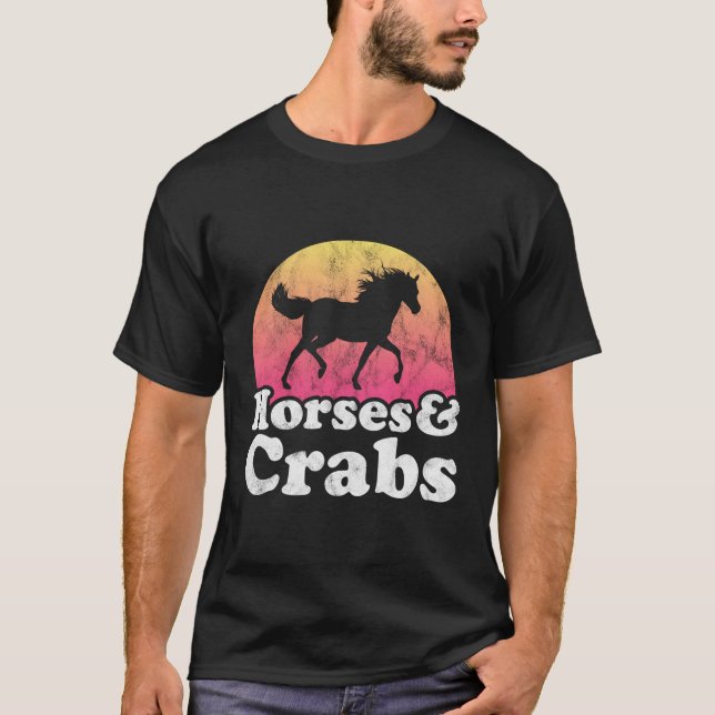 T-shirt Cheval Et Crabe Ou Cheval Crabes (Devant)