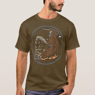 T-shirt Cheval et crâne