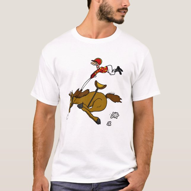 T-shirt cheval et jockey (Devant)
