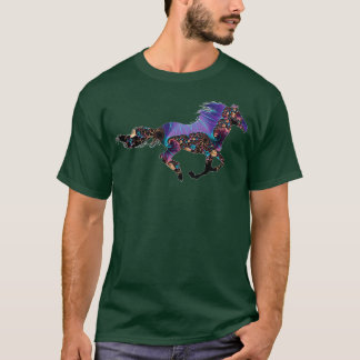 T-shirt Cheval fantaisiste