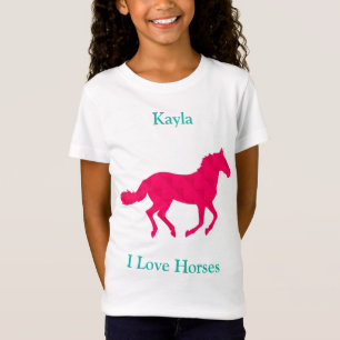 T-Shirt Cheval fille