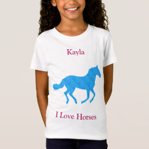 T-Shirt Cheval fille