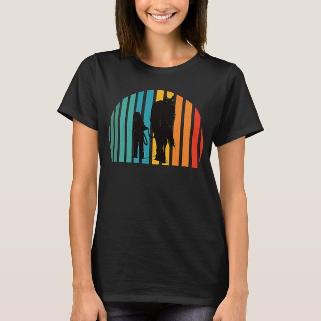 T-SHIRT CHEVAL FILLE AMUSANT POUR LES PROPRIÉTAIRES CHEVAU (Devant)