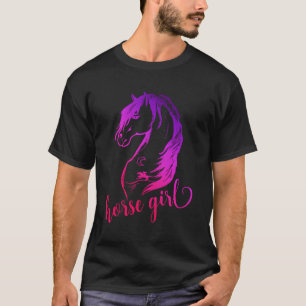 T-shirt Cheval Fille Équitation Cadeaux Pour Filles 10-12