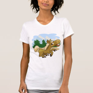 T-shirt Cheval galopant
