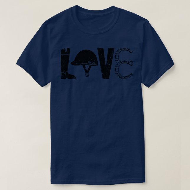 T-shirt Cheval Girl équitation (Design devant)