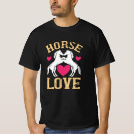 T-shirt Cheval - Horse Love