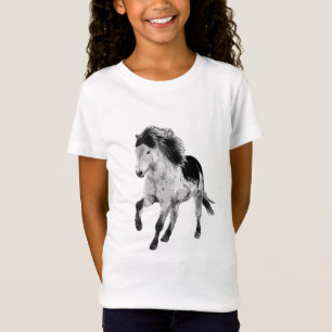 T-Shirt Cheval islandais en mouvement