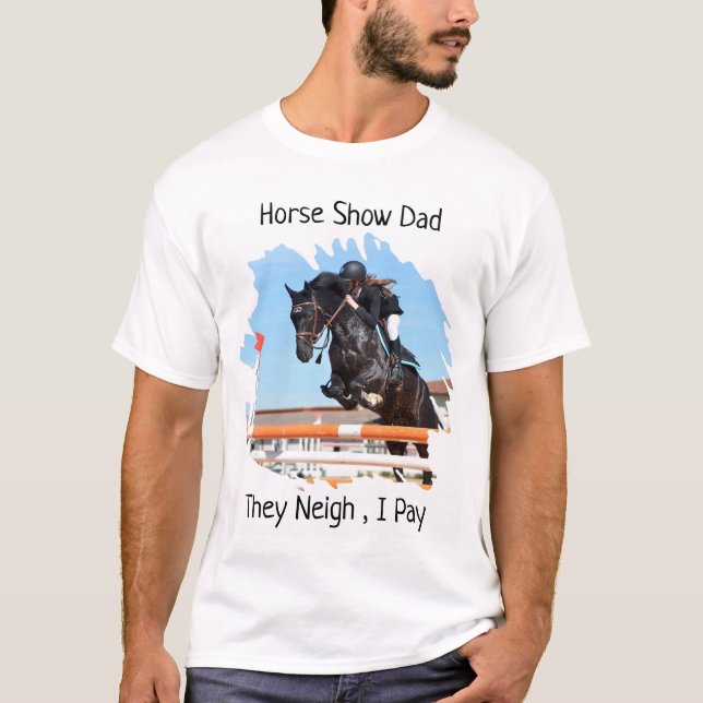T-shirt Cheval Lover - Ils Neigh I Pay - Cheval (Devant)