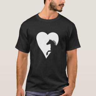 T-shirt Cheval Lover Pour Femmes Filles Qui Aiment Le Chev