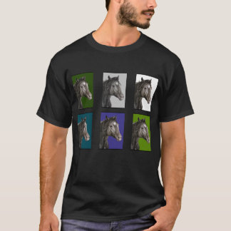 T-shirt Cheval Main Drake Art