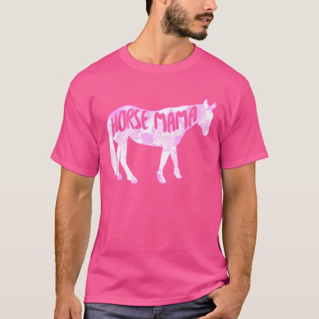T-shirt Cheval Mama garçon (Devant)