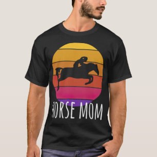 T-shirt Cheval Maman Horse Racing Cadeau Cheval Race Pari