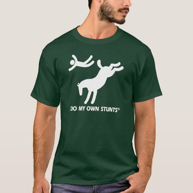 T-shirt Cheval mes propres cascades (Devant)