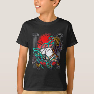 T-shirt Cheval Mythes Grecs Zeus Dieux Anciens Équins Foud