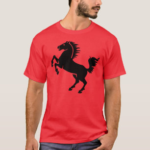 T-shirt Cheval noir