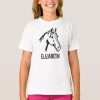 Cheval noir et blanc Lover Tee
