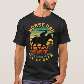 T-shirt Cheval Papa Comme Un Père Régulier, mais Glacière