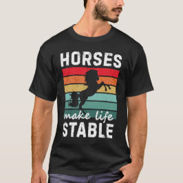 T-shirt Cheval papa plaisanter