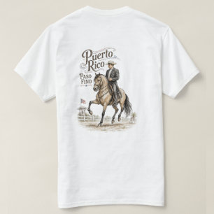 T-shirt Cheval Paso Fino de Porto Rico Nuestra Herencia