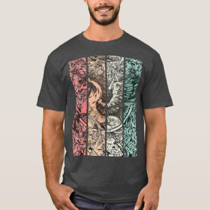 T-shirt Cheval Pegasus Rétro Mythologie grecque Pagan