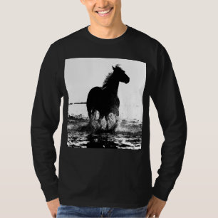 T-shirt Cheval Pop Art Élégant Moderne tendance