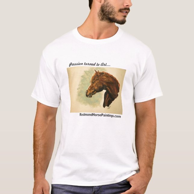 T-shirt Cheval quart (Devant)