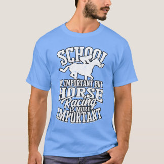 T-shirt Cheval Racing Equestre Horse Horse Racer garçon
