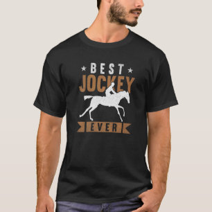 T-shirt Cheval Racing Jockey Horseback équitation Barrel R