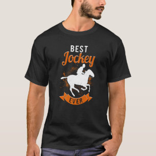 T-shirt Cheval Racing Jockey Horseback équitation Barrel R