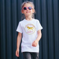 Cheval rose et or équestre sur mesure