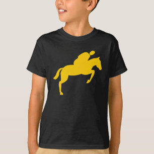T-shirt Cheval Sauts - Ambre